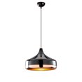 thumbnail image 1 of Swift Beacon Midnight Gloss Pendant Light Fixture - Hanging Pendant Lights for Kitchen Island, Bedroom, Entryway & Dining Room, Shiny Black Finished Metal Body, Durable & Dimmable, 1 of 5