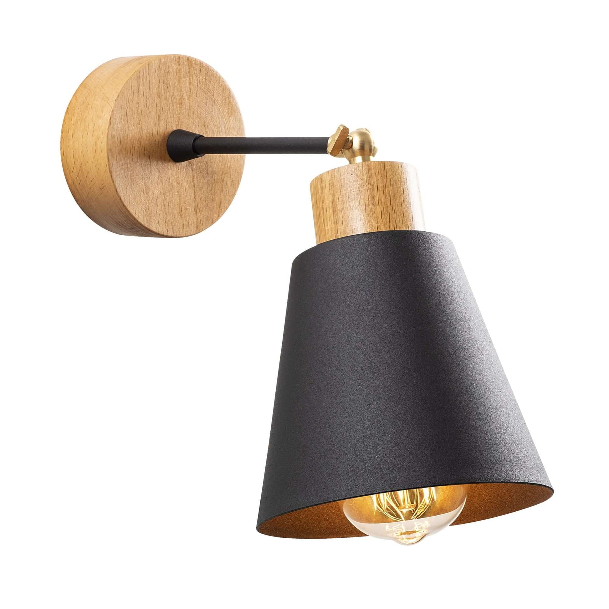Swift Beacon Modern Minimalist Wall Sconce Light - Sturdy Metal Body ...