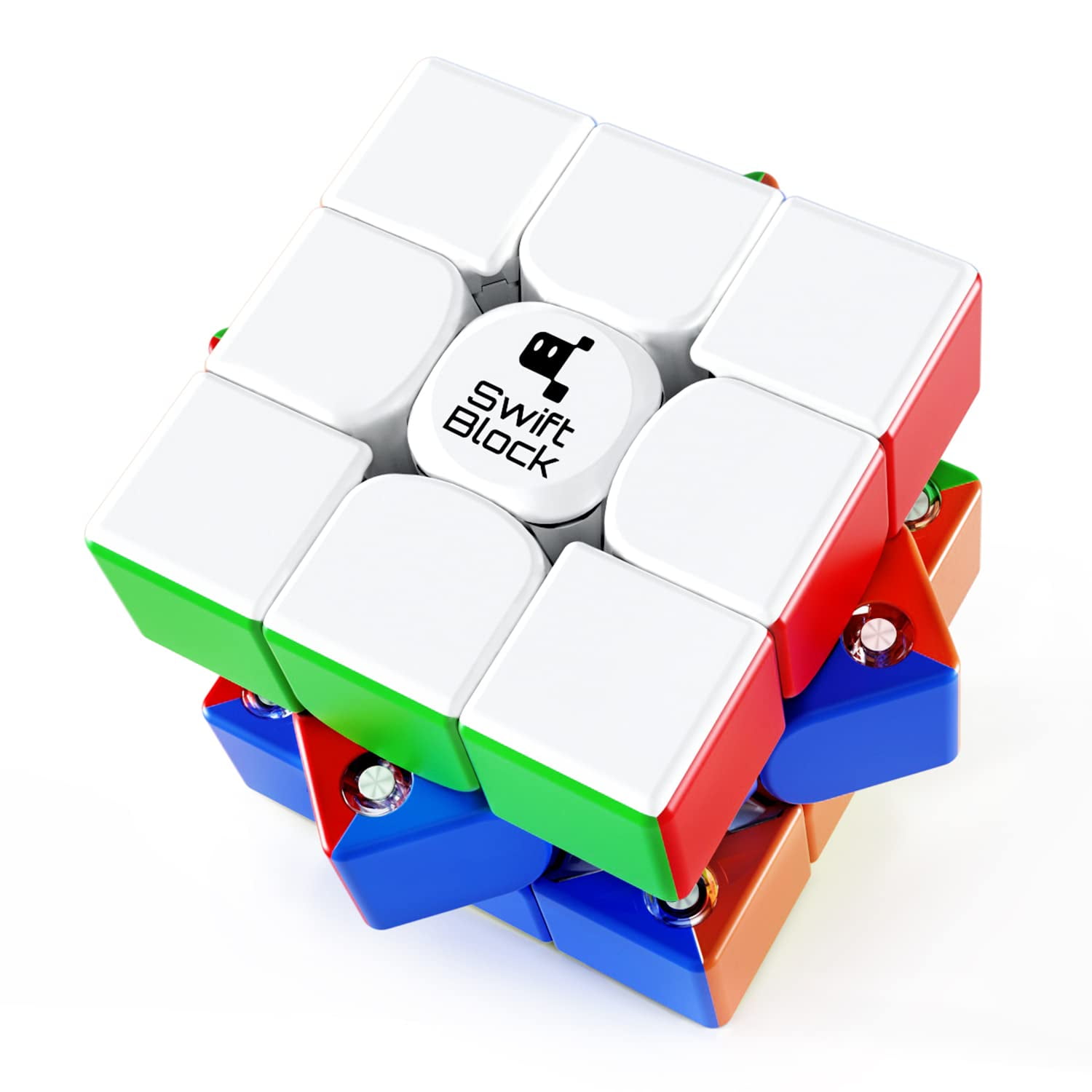 1pc 55mm 3x3 Magnetic Swift Block Speed Cube With Magnetized