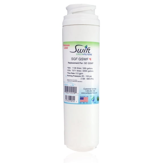 Swift Green Filters Pharmaceutical Replacement for GE GSWF Refrigerators Water Filters(Pack of 1)