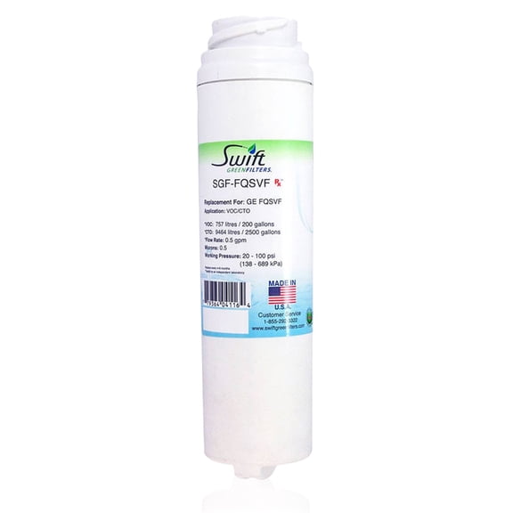 Swift Green Filters Replacement for GE FQSVF UnderSink Water Filters (Pack of 1)