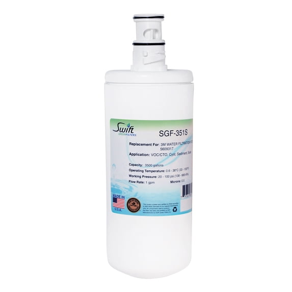 Swift Green Filters SGF-351S Replacement Water Filter for 3M HC351-S-1 Pack