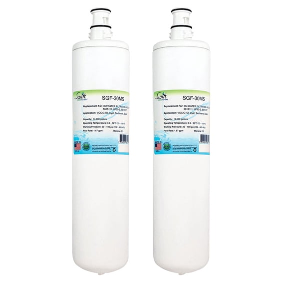 Swift Green Filters SGF-35S Compatible Commercial Water Filter for HF35-MS, 5615211, HF35-S, 5615207 , Made in USA (Pack of 2)