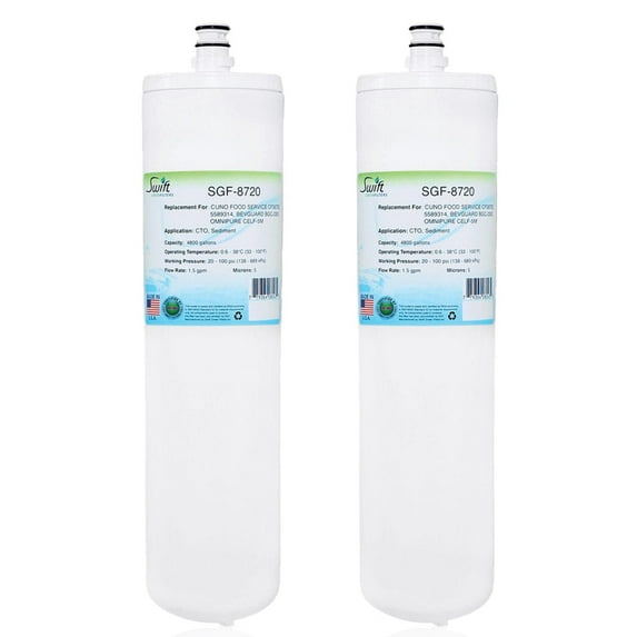 Swift Green Filters SGF-8720S Compatible Commercial Water Filter for CFS8720-S, 5589301 , Made in USA (Pack of 2)