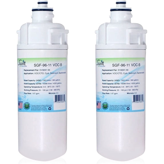 Swift Green Filters SGF-96-11 VOC-B Compatible Commercial Water Filter for EV9691-56 (2 Pack),Made in USA