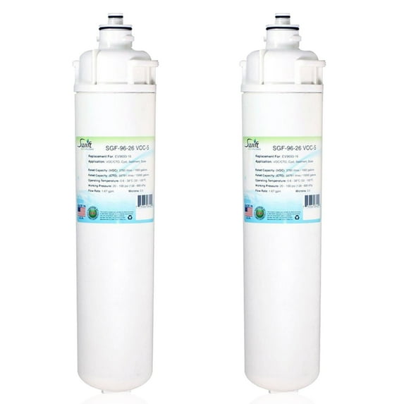 Swift Green Filters SGF-96-26 VOC-S Compatible Commercial Water Filter for EV9693-16, Made in USA (Pack of 2)