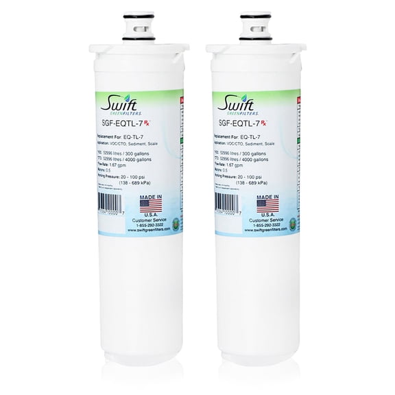 Swift Green Filters SGF-EQTL-7 Compatible Commercial Water Filter for Bunn EQ-TL-7 , Made in USA (2 Pack)