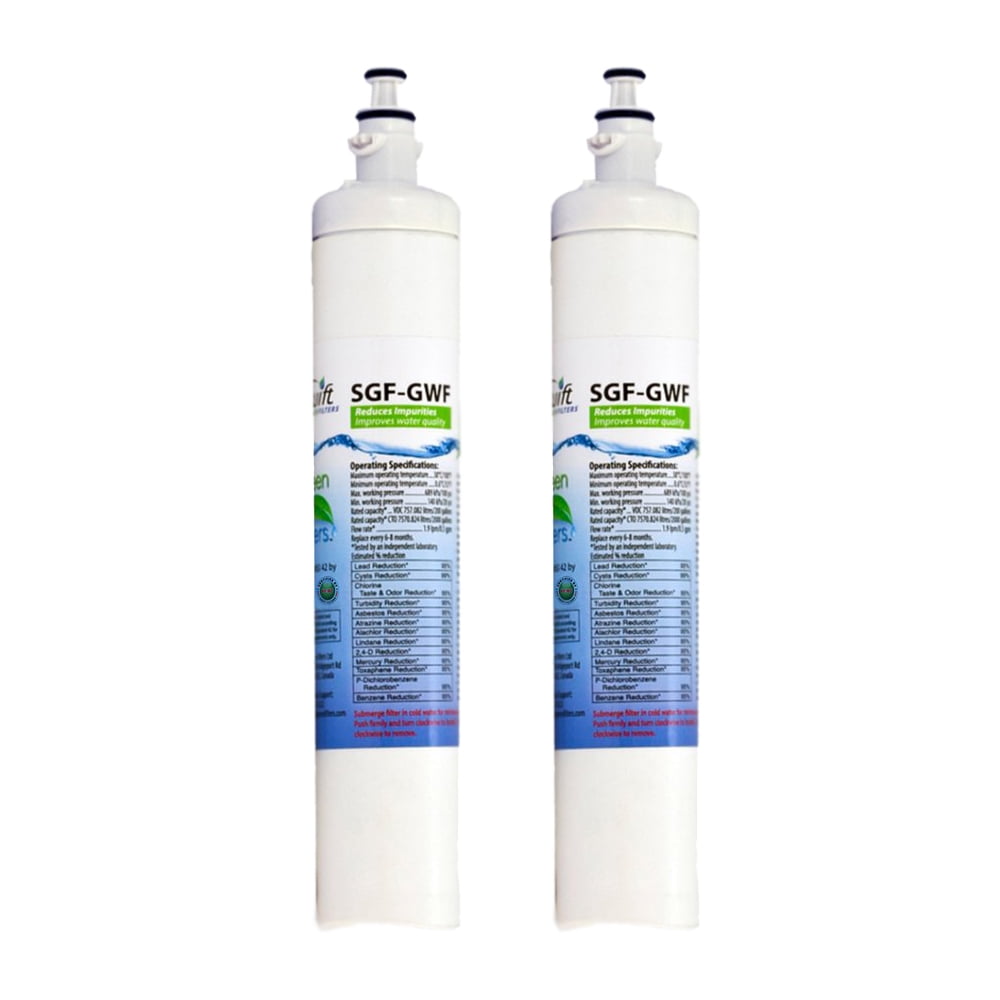 Swift Green Filters SGF-GWF Replacement for GE RPWF Refrigerators Water Filters(Pack of 2)