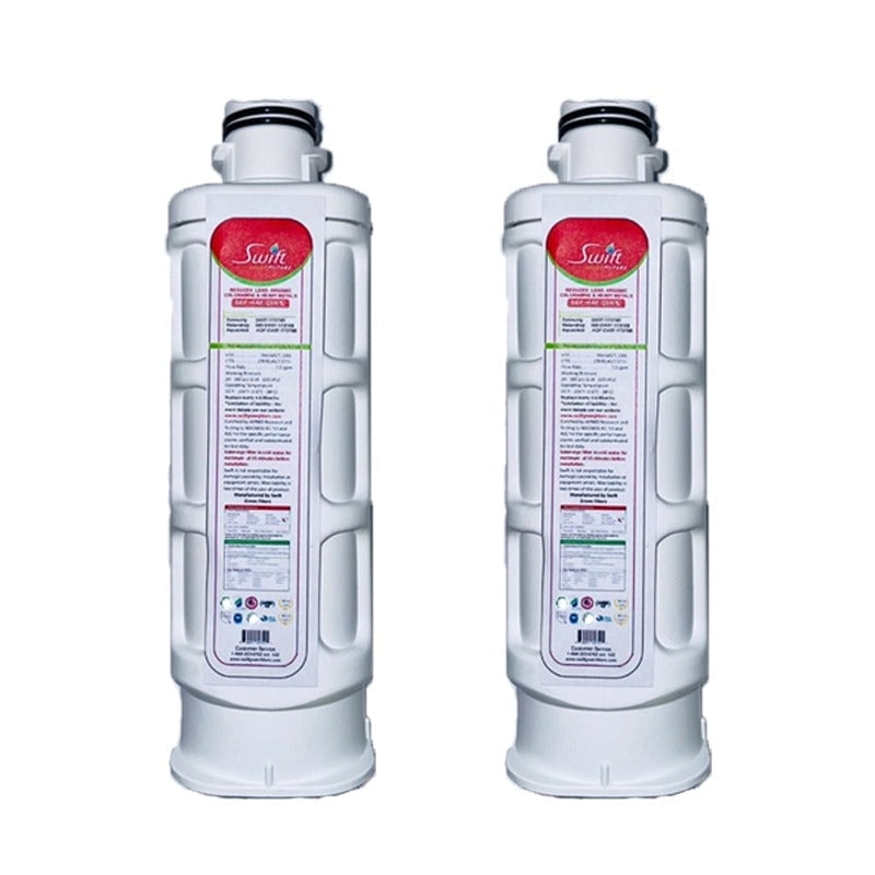 Swift Green Filters SGF-HAFQIN Rx Compatible Refrigerator Water Filters for DA97-17376B, DA97-08006C, HAF-QIN/EXP (2 Count)