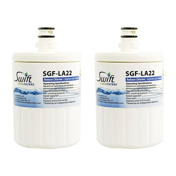 Swift Green Filters SGF-LA07 Compatible Refrigerator Water Filter for LG LT700-P, 46-9690 (2 Pack).
