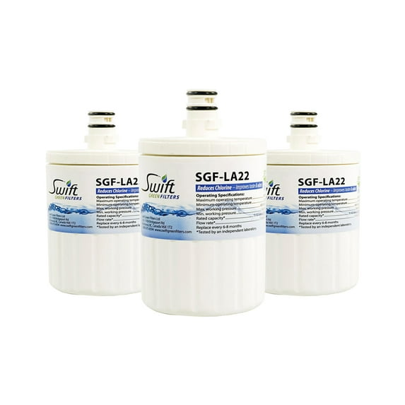 Swift Green Filters SGF-LA22 Replacement Water Filter for LG LT500P,5231JA2002A, 46-9890,EFF-6005A- 3 Pack