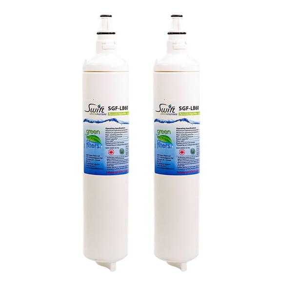 Swift Green Filters SGF-LB60 Refrigerator Water Filters for LG 5231JA2006A 2-Count