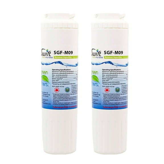 Swift Green Filters SGF-M9 Replacement Water Filter for Kenmore UKF8001,EDR4RXD1,FILTER 4,EFF-6007A- 2 Pack