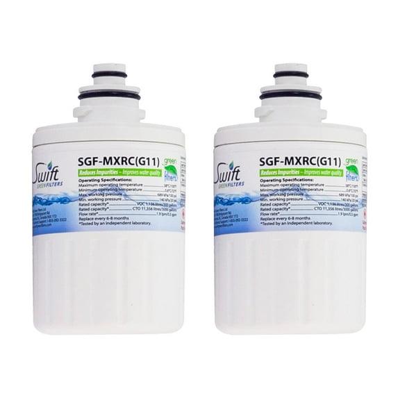 Swift Green Filters SGF-MXRC Replacement for GE FXRC Refrigerators Water Filters(Pack of 2)