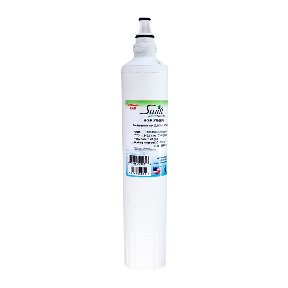 Swift Green Filters SGF-ZS48 Rx Replacement Water Filter for Sub-Zero 4204496,4290510, 4204490- 1 pack