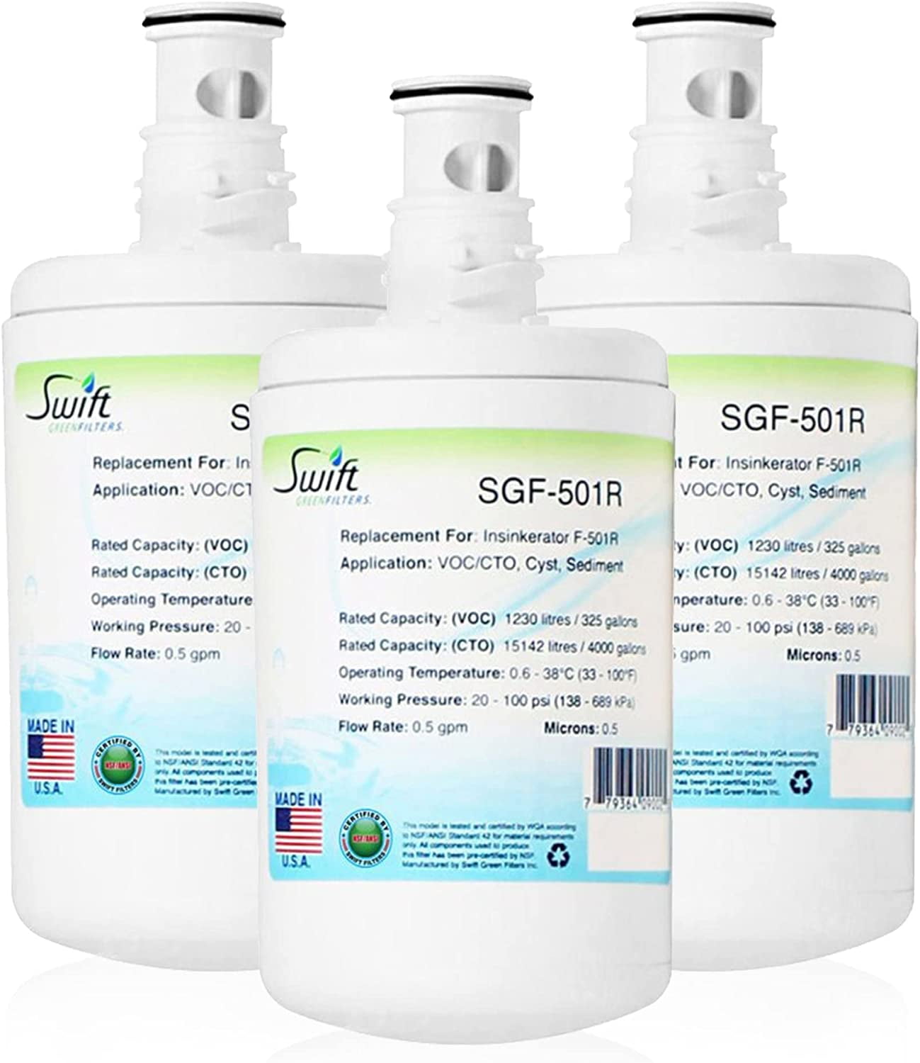 Swift Green's SGF-501R OEM Replacement For Insinkerator F-501R