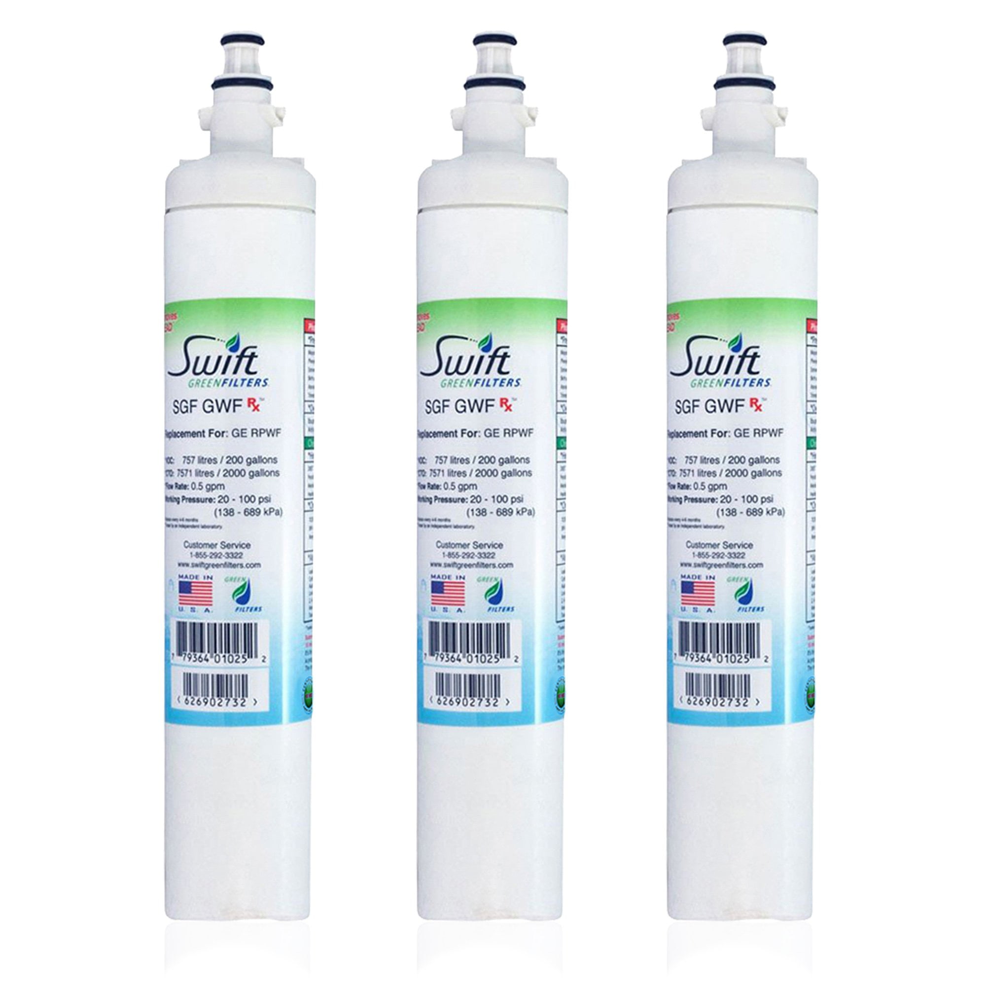Swift Green's SGF-GWF Rx OEM Replacement For GE RPWFE