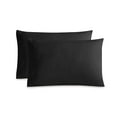 thumbnail image 1 of Swift Home  2-Piece Ultra Soft Double-Brushed Microfiber Pillowcase Set Black - Standard, 1 of 5