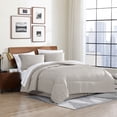 thumbnail image 1 of Swift Home 6PC Taupe Twin Bedding Set - Comforter, Sheets, Pillowcases, Bedskirt, Shams, 1 of 5