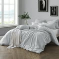 thumbnail image 1 of Swift Home All Natural Luxurious Prewashed Cotton Chambray Duvet Cover Set, 1 of 5