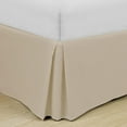 thumbnail image 1 of Swift Home  Basics Pleated Microfiber 14-inch Drop Bed Skirt Cream California King, 1 of 5