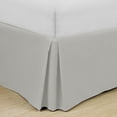 thumbnail image 1 of Swift Home  Basics Pleated Microfiber 14-inch Drop Bed Skirt Light Grey Queen, 1 of 5