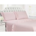 thumbnail image 1 of Swift Home Home Essential Luxurious Silky Ruffle Hem Microfiber Bedding Sheet Set Rose Queen, 1 of 3
