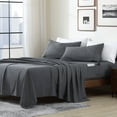 thumbnail image 1 of Swift Home Home Essential Soft Microfiber Smart Sheet Storage Pocket Bedding Sheet Set Grey Twin, 1 of 5