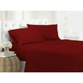 thumbnail image 1 of Swift Home Modern Ultra Soft 3-Piece Burgundy Easy Fit Microfiber Sheet Set, Twin, 1 of 2