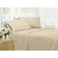 thumbnail image 1 of Swift Home Modern Ultra Soft 4-Piece Cream Easy Fit Microfiber Sheet Set, Queen, 1 of 2