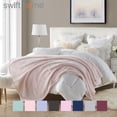 thumbnail image 1 of Swift Home Oversized 60" x 70" Extra-Fluffy High Pile Cotton Candy Soft Faux Fur Throw Blanket, 1 of 6