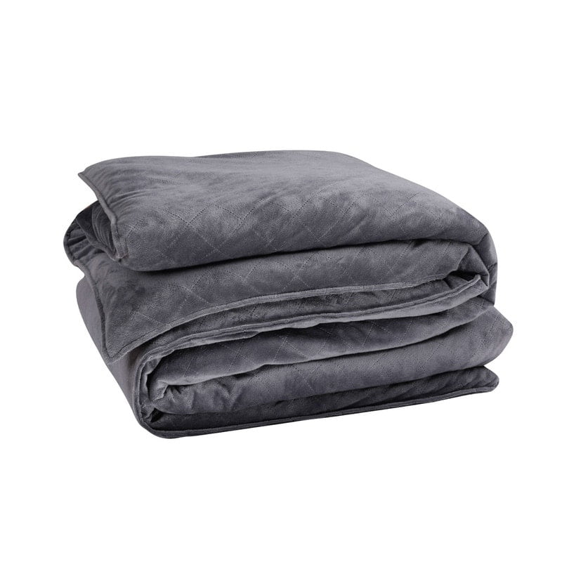 Gray Ultra-Soft Plush Weighted Blanket 60" x 80" - 20 lbs