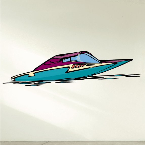 Swift Hydroplane Sticker - 36 Inches