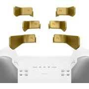 Swift Paddles 6 in 1 Metalic Gold Replacement Back Paddles for Xbox One Elite & Series 2 Controller