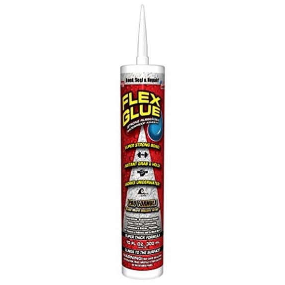 Swift Response 10 oz Flex Glue Strong Rubberized Waterproof Adhesive