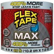 Swift Response 4 in. x 25 ft. Max Flex Tape, Clear