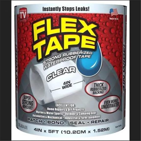 Swift Response 4 in. x 5 ft. Grey Flex Tape