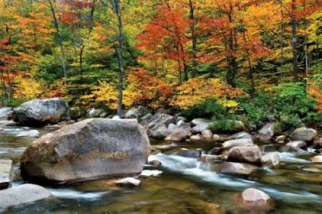 Swift River Pass Scenic Canvas Art - Larry Malvin (24 x 36)