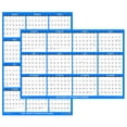 thumbnail image 1 of SwiftGlimpse 32" x 48" Yearly 2023 Wall Calendar, Erasable, Reversible, Horizontal-Vertical, Navy, 1 of 6