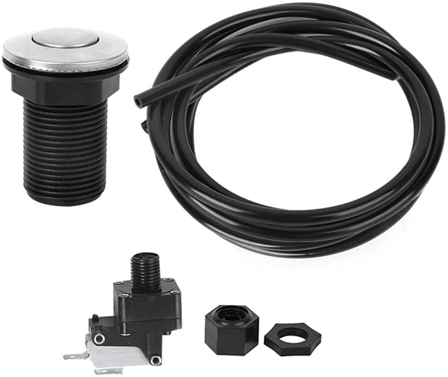 SwiftGlow Garbage Disposal Sink Top Air Switch Kit, Air Activated Push