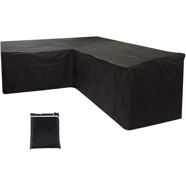 SwiftGlow L Shaped Garden Furniture Covers Waterproof Heavy Duty Oxford