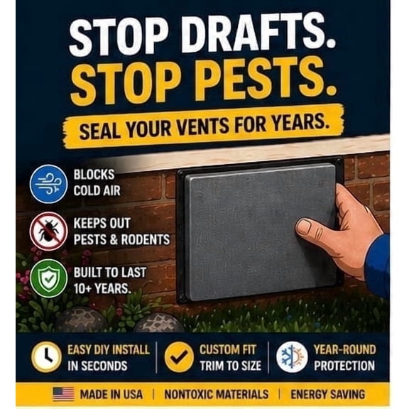 SwiftSeal Foundation Vent Covers 10 (Fits 6 1/2" x 8 3/4")