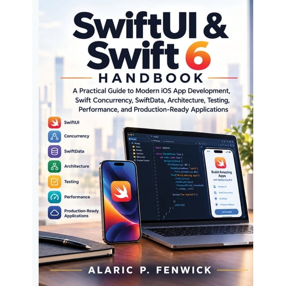 SwiftUI & Swift 6 Handbook: A Practical Guide to Modern iOS App Development, Swift Concurrency, SwiftData, Architecture,, (Paperback)