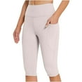 thumbnail image 1 of SwiftWear Active Wear Women's Stretchy Capri Pants Leggings with Pockets - High-Waist Support & Breathable for Yoga/Gym/Daily, 1 of 9