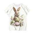 thumbnail image 1 of SwiftWear Bunny Shirt for Women Cute Rabbit Graphic T Shirt Funny Short Sleeve Plus Size Tee Tops, 1 of 5