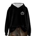 thumbnail image 1 of SwiftWear Festive Fall Hoodie for Women Jesus Themed Thanksgiving Sweatshirt Soft Oversize Loose Fit Long Sleeve Pullover with Holiday Graphics, Cozy Seasonal Wear Black, 1 of 3
