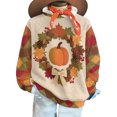thumbnail image 1 of SwiftWear Fleece Lined Vintage Graphic Crewneck Sweatshirt Autumn Harvest Thanksgiving Pullover Fall Tops for Women & Men Multicolor, 1 of 9