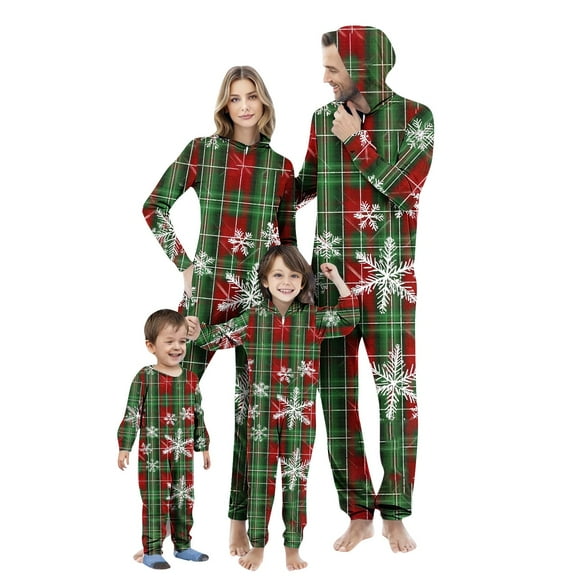 SwiftWear ​Holiday Themed Family Christmas Matching Onesie Pajama Set for Couple Women Men,Breathable Loungewear & Sleepwear