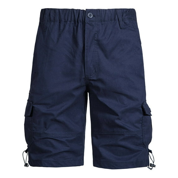 SwiftWear Men's Stretch Cargo Shorts with Multi-Pockets - Classic Casual Summer Shorts for Comfort & Style