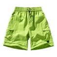 thumbnail image 1 of SwiftWear Men's Stretch Work Shorts with Elastic Waist & Zipper Pockets - Breathable Quick-Dry Casual Comfort for Outdoor & Work, 1 of 5